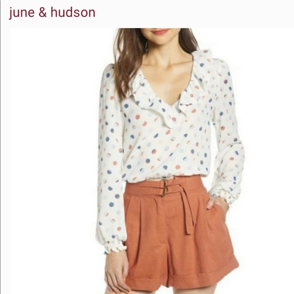 Polka Dot Top - June and Hudson